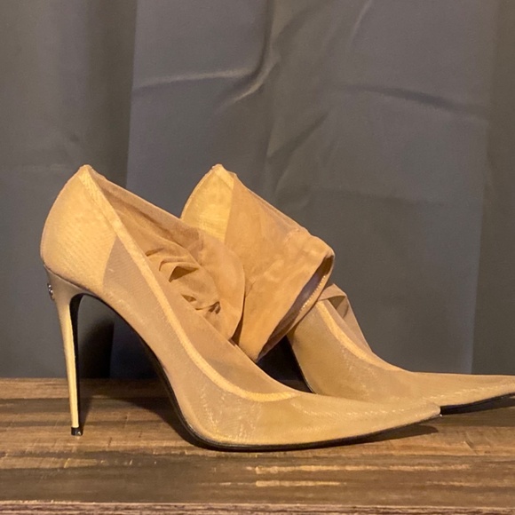 Current Dolce & Gabbana - Kim Stretch Tulle Ankle Boots - Picture 6 of 15